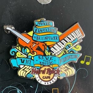 Hard Rock VH1 Save the Music Charity Pin